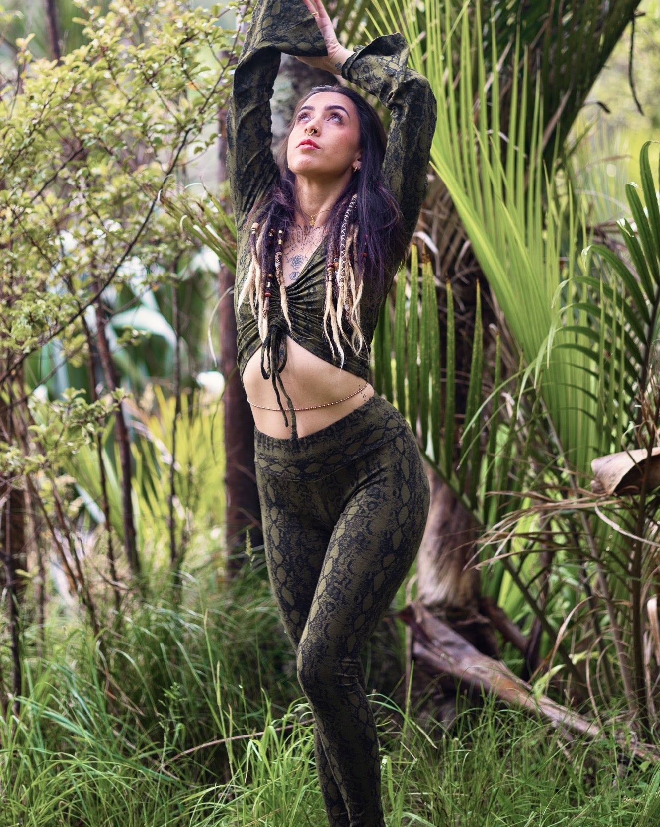 Snakeskin Leggings