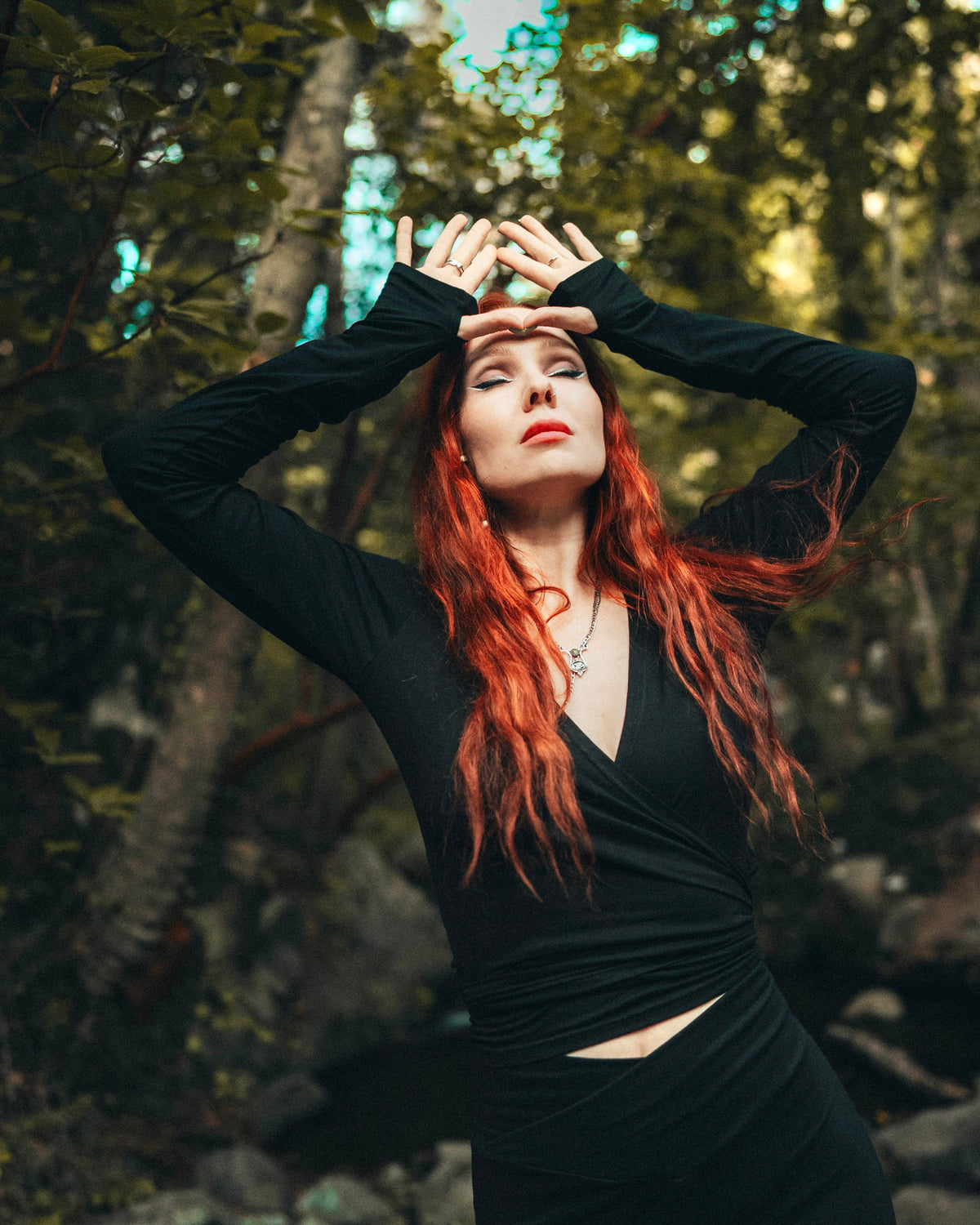 Aurora Wrap Top