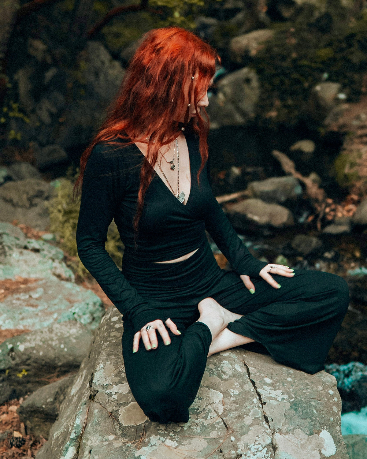 Aurora Wrap Top