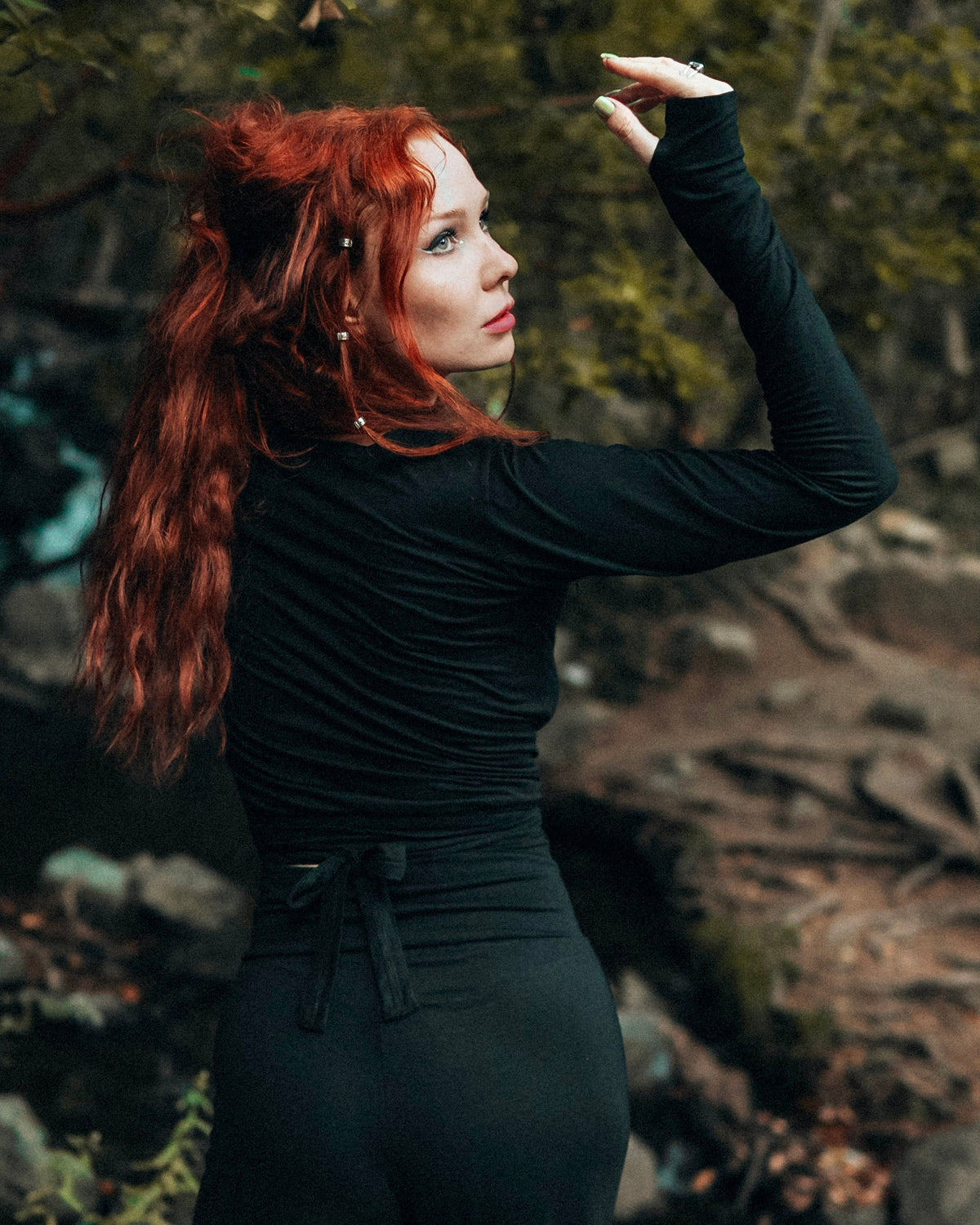 Aurora Wrap Top