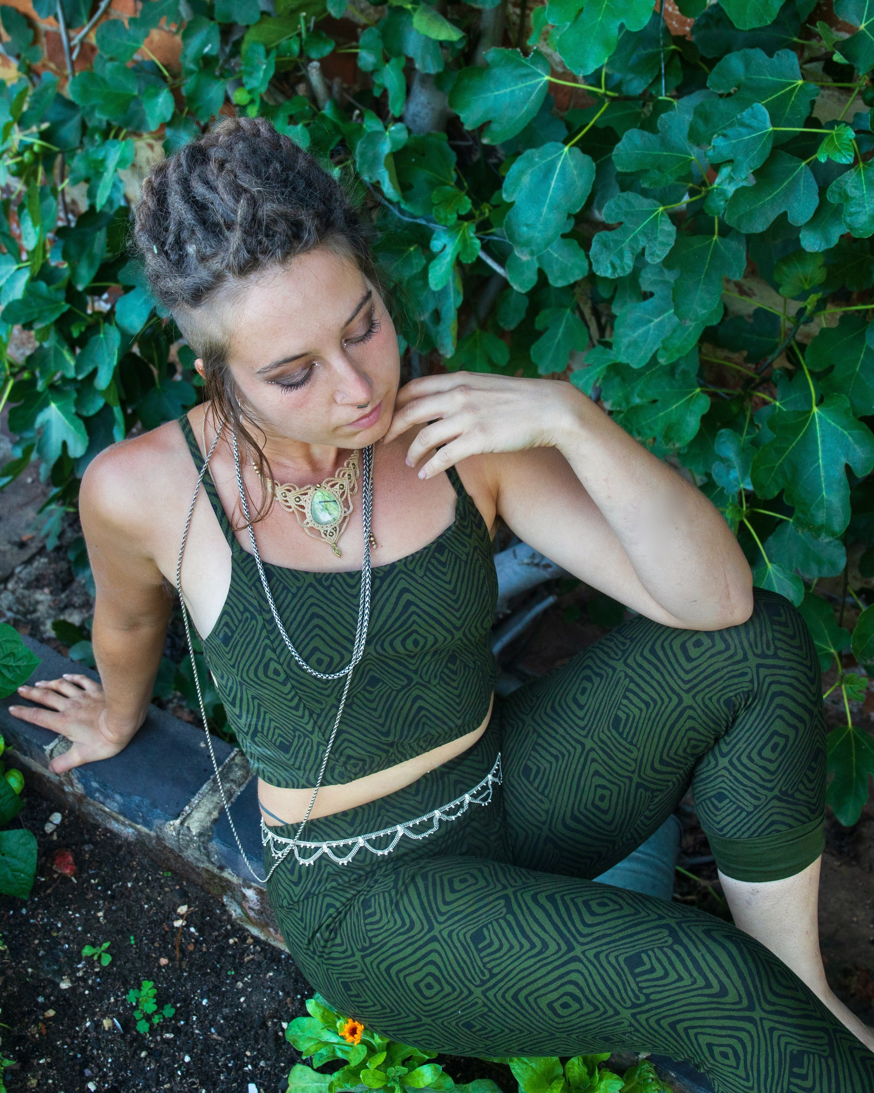 Peyote Leggings - White