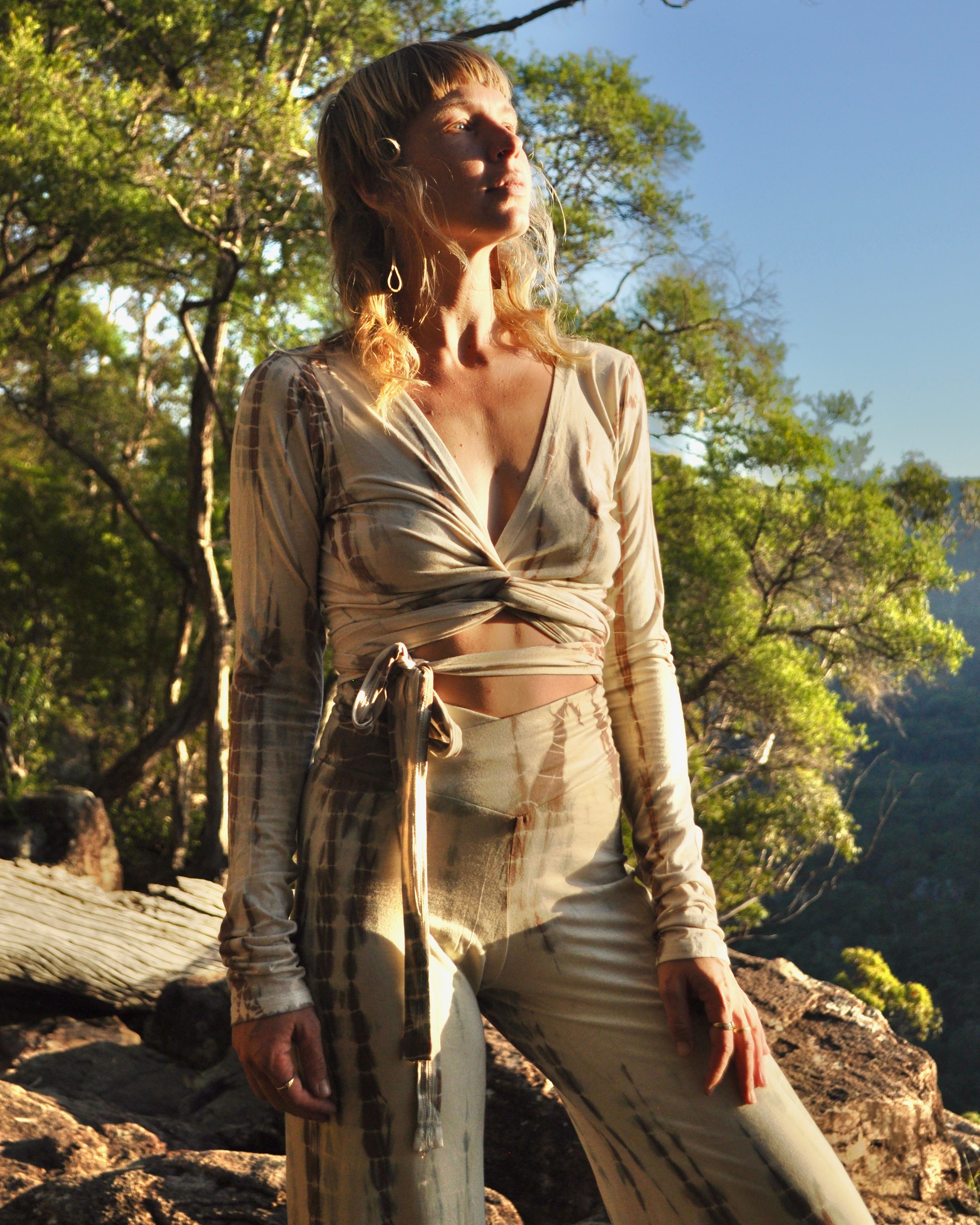 Aurora Wrap Top