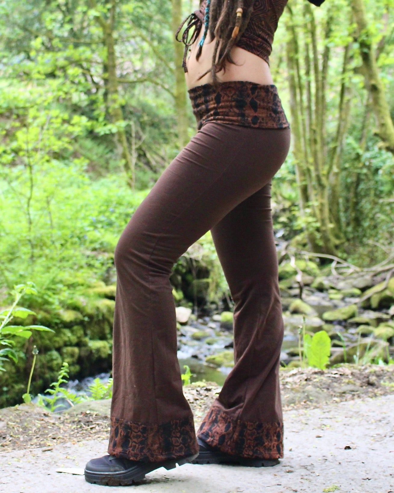 Snakeskin Flares