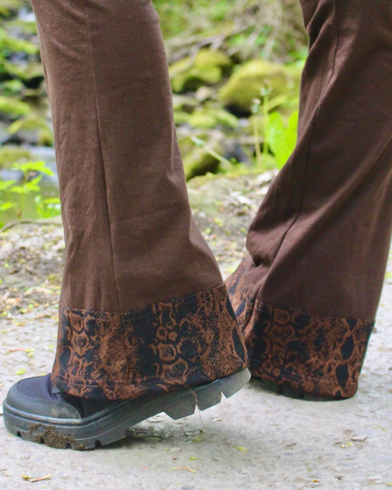 Snakeskin Flares