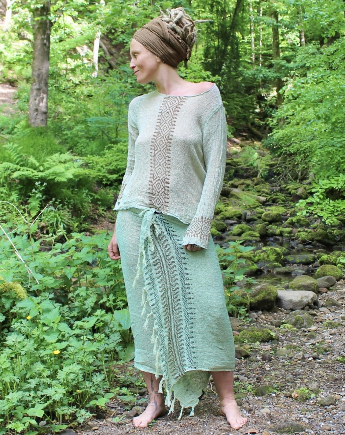 Nitya Net Shawl