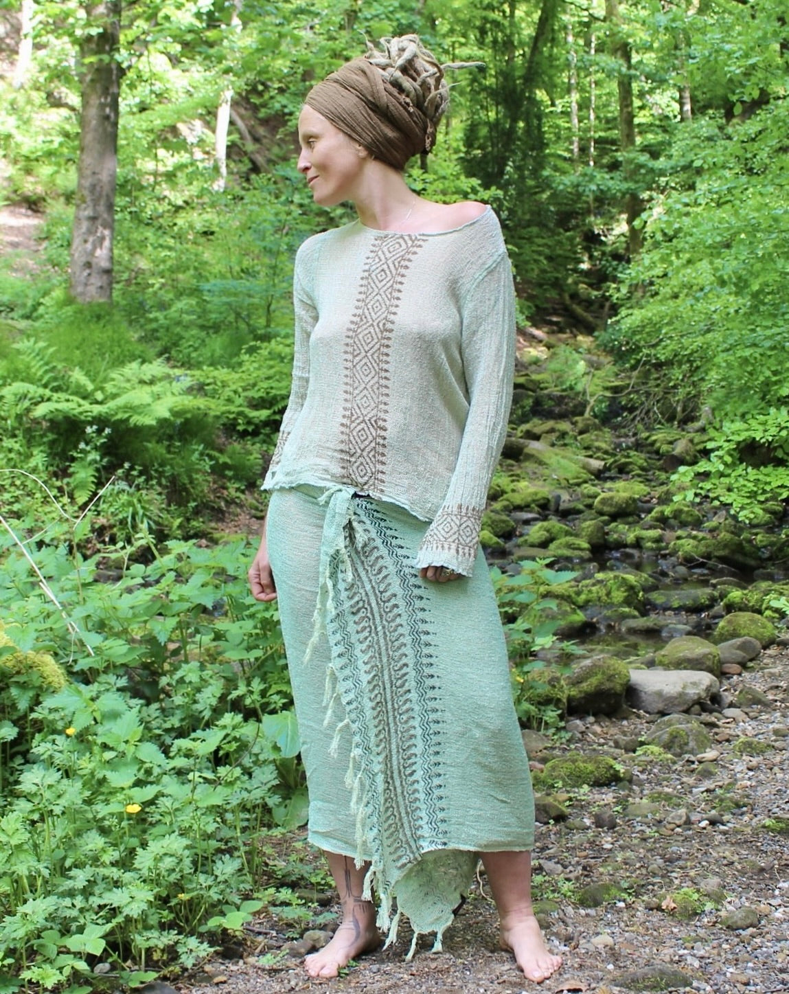 Nitya Net Shawl