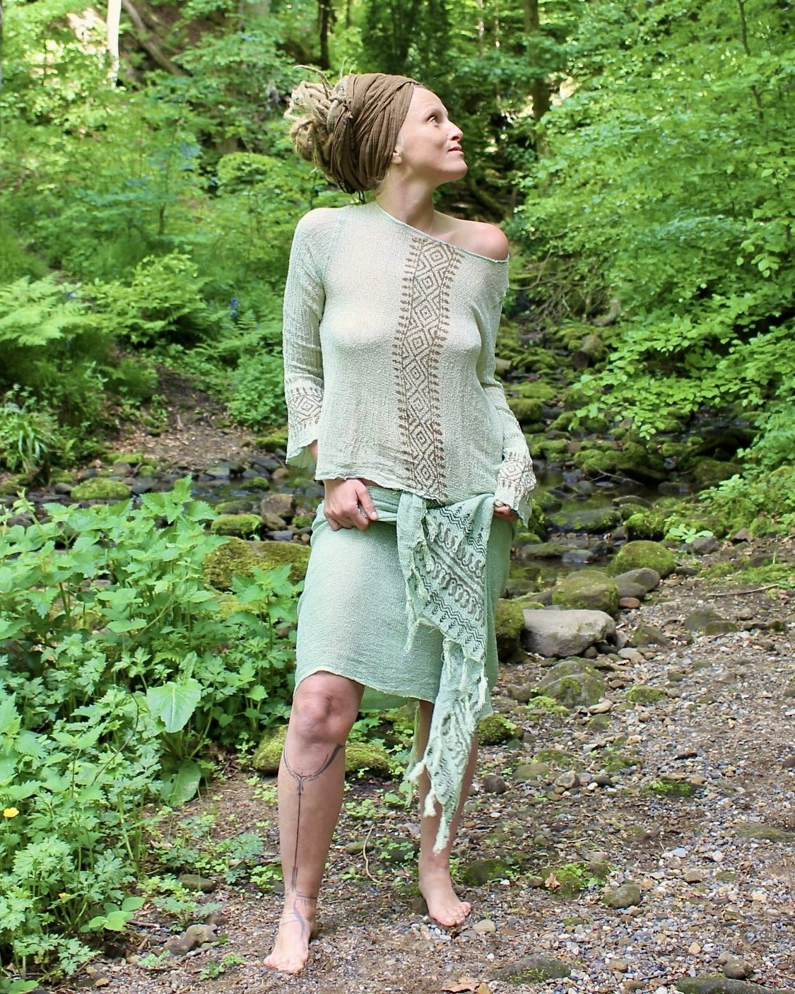 Nitya Net Shawl