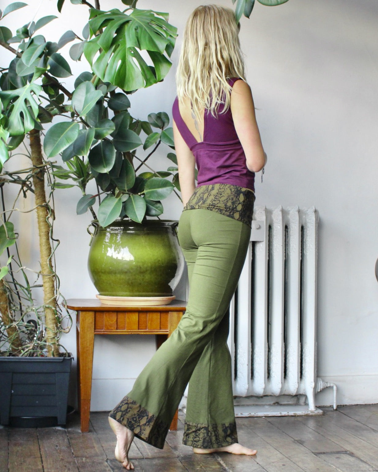 Snakeskin Flares