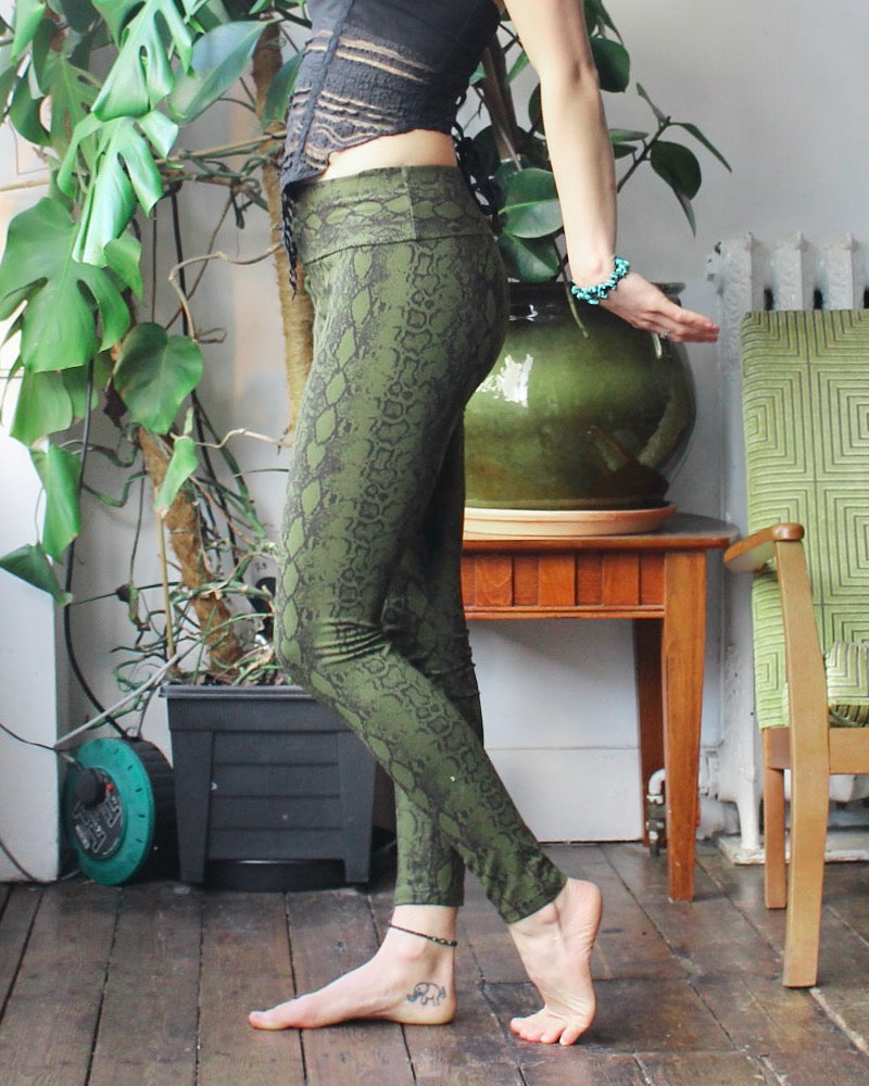 Snakeskin Leggings