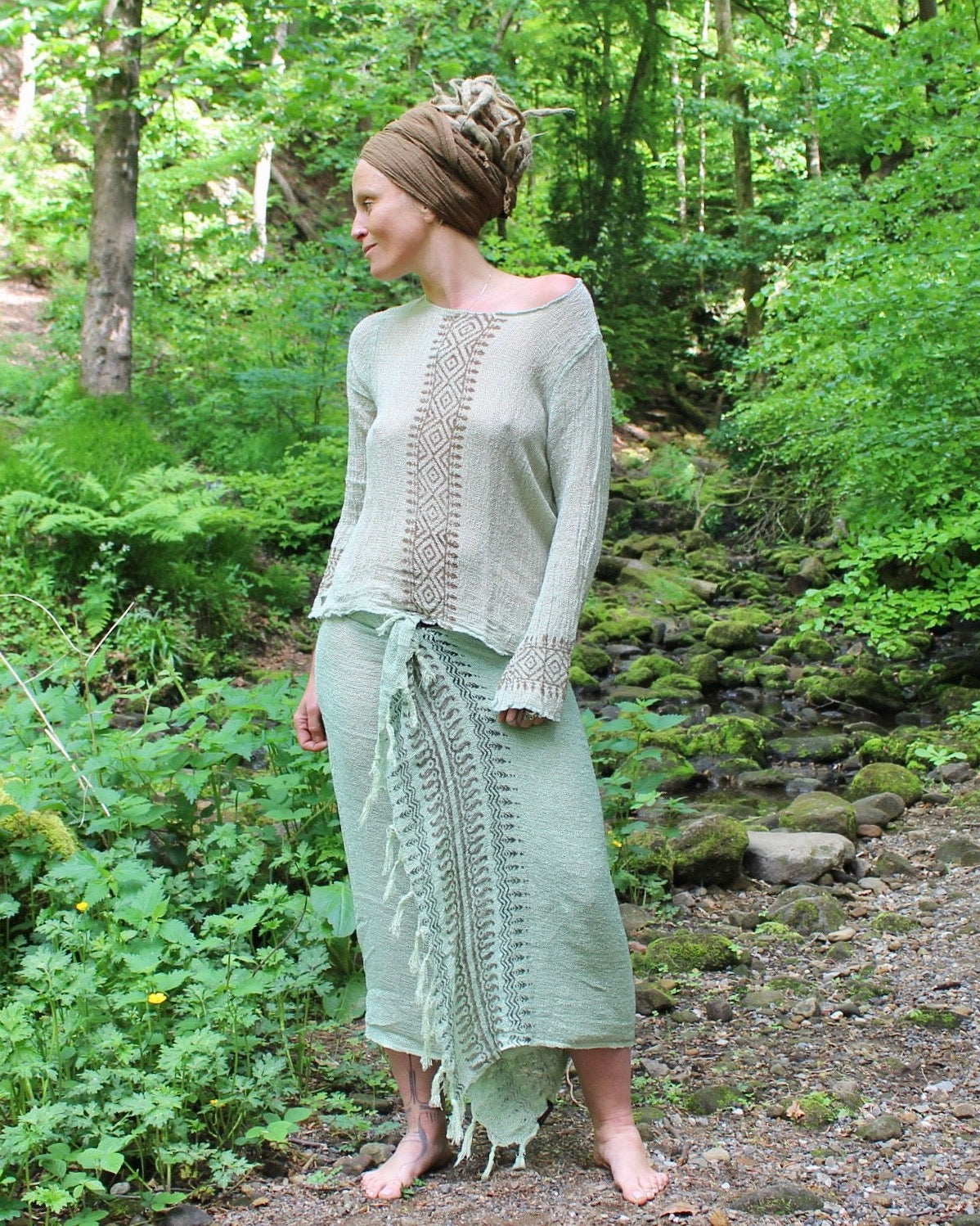 Nitya Net Shawl