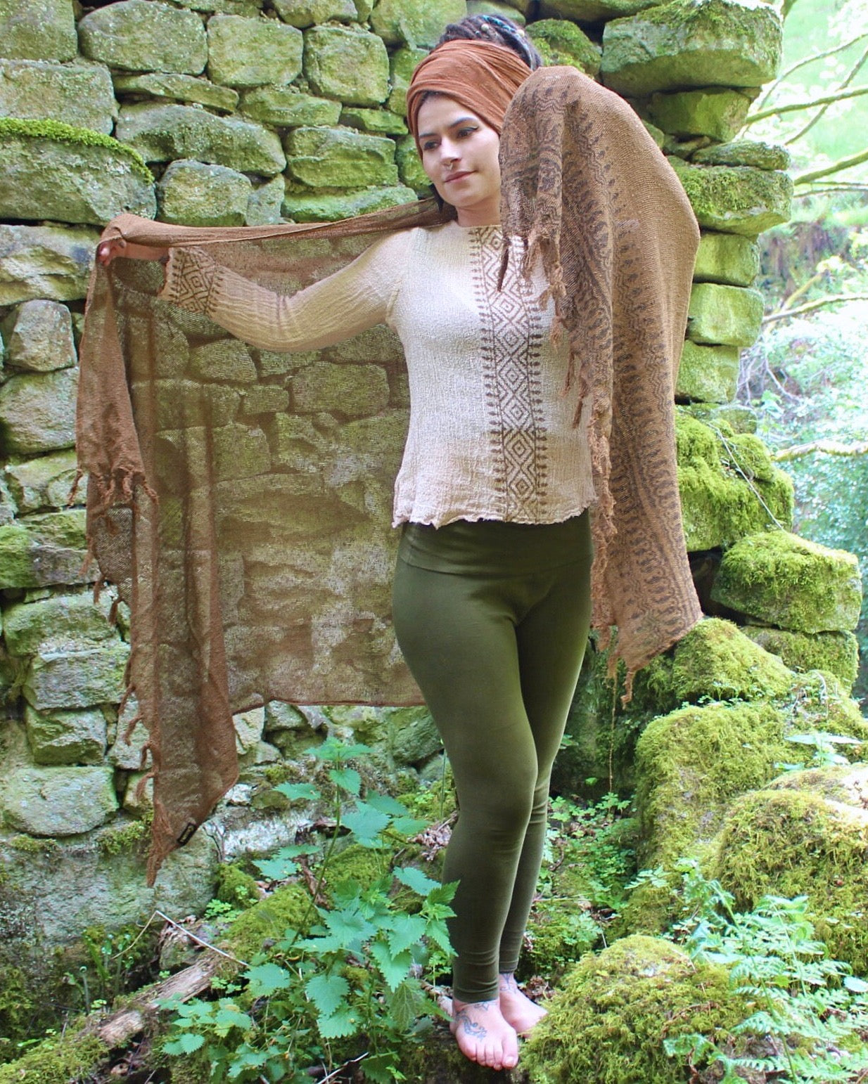 Nitya Net Shawl