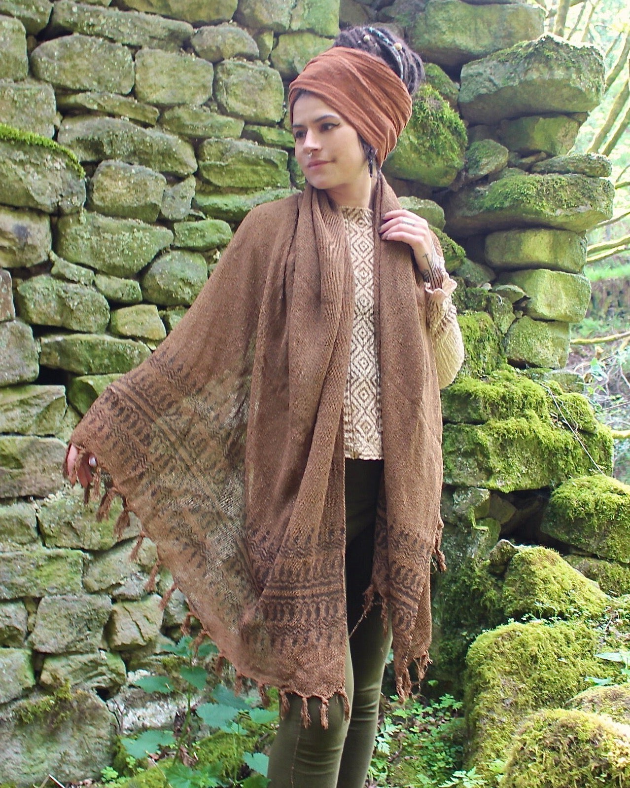 Nitya Net Shawl